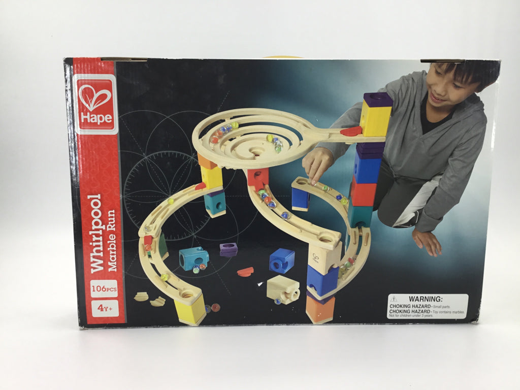 Hape Wooden Whirlpool Marble Run