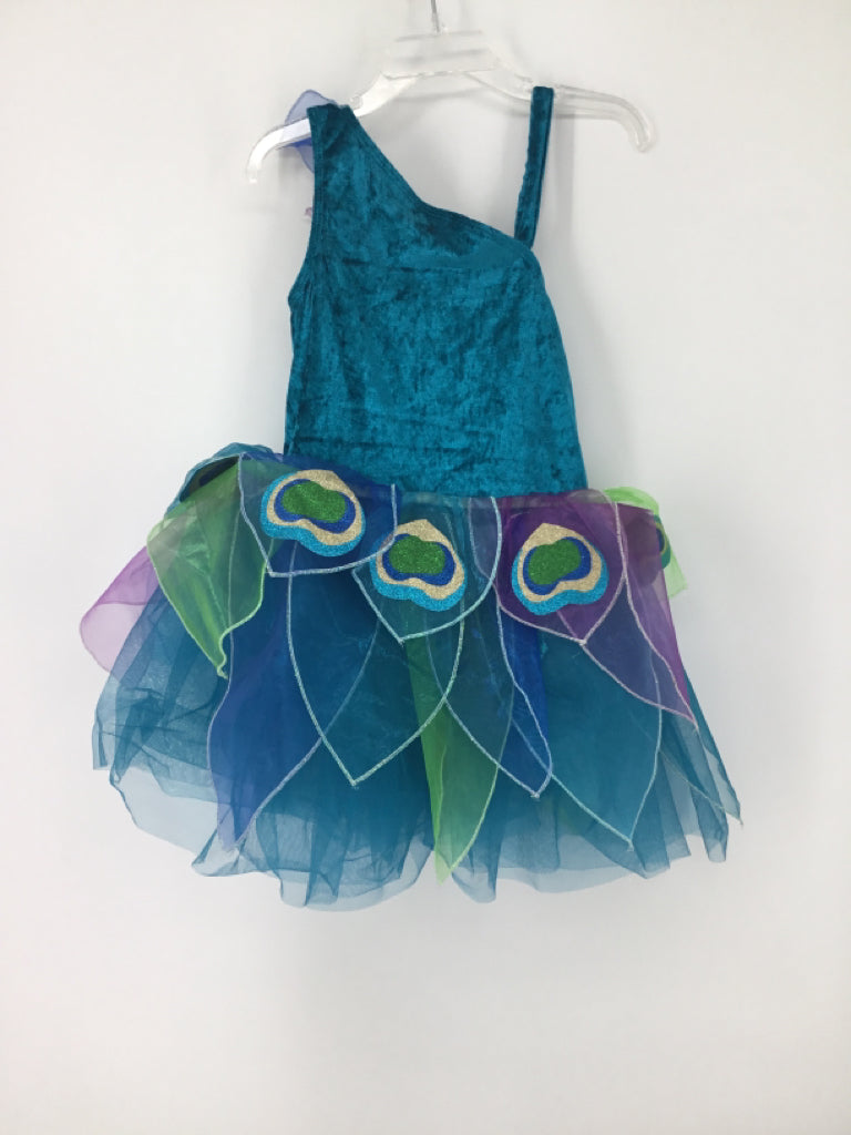 Gymboree Child Size 5 Blue Peacock Halloween Costume