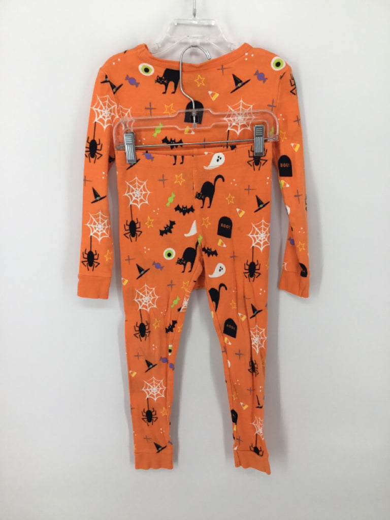 Hyde & Eek! Child Size 6 Orange Halloween Pajamas