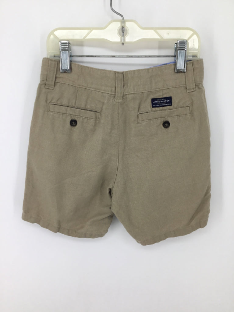 Janie and Jack Child Size 5 Tan Solid Shorts - boys