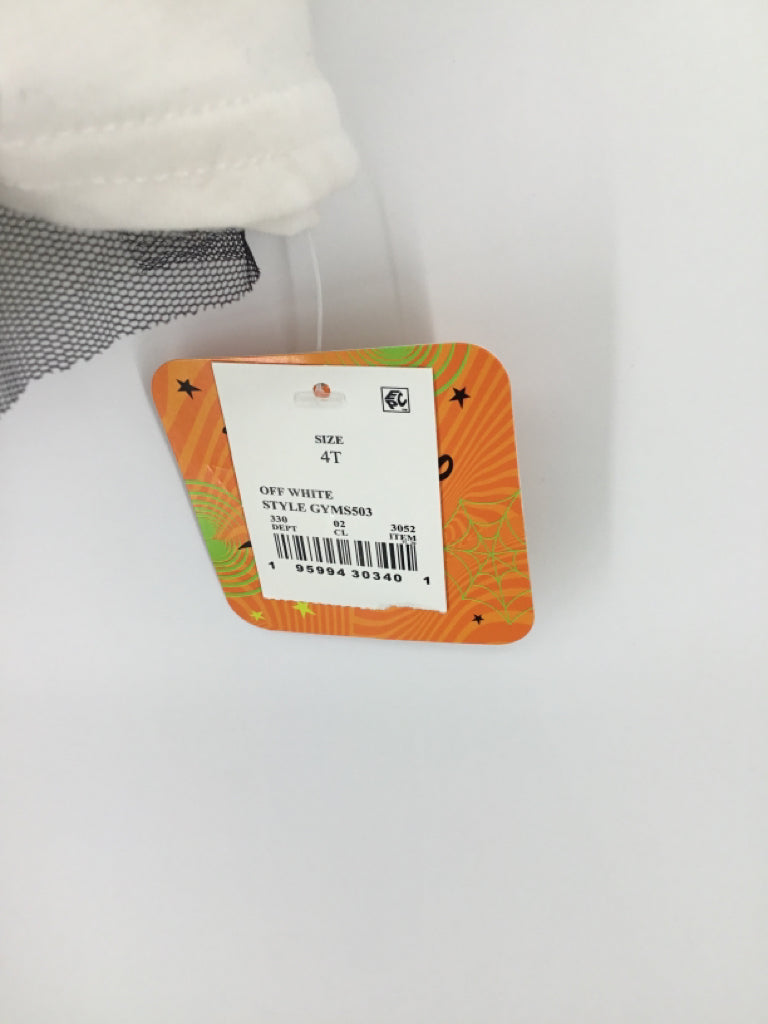 Disney Child Size 4 Orange Halloween Outfit