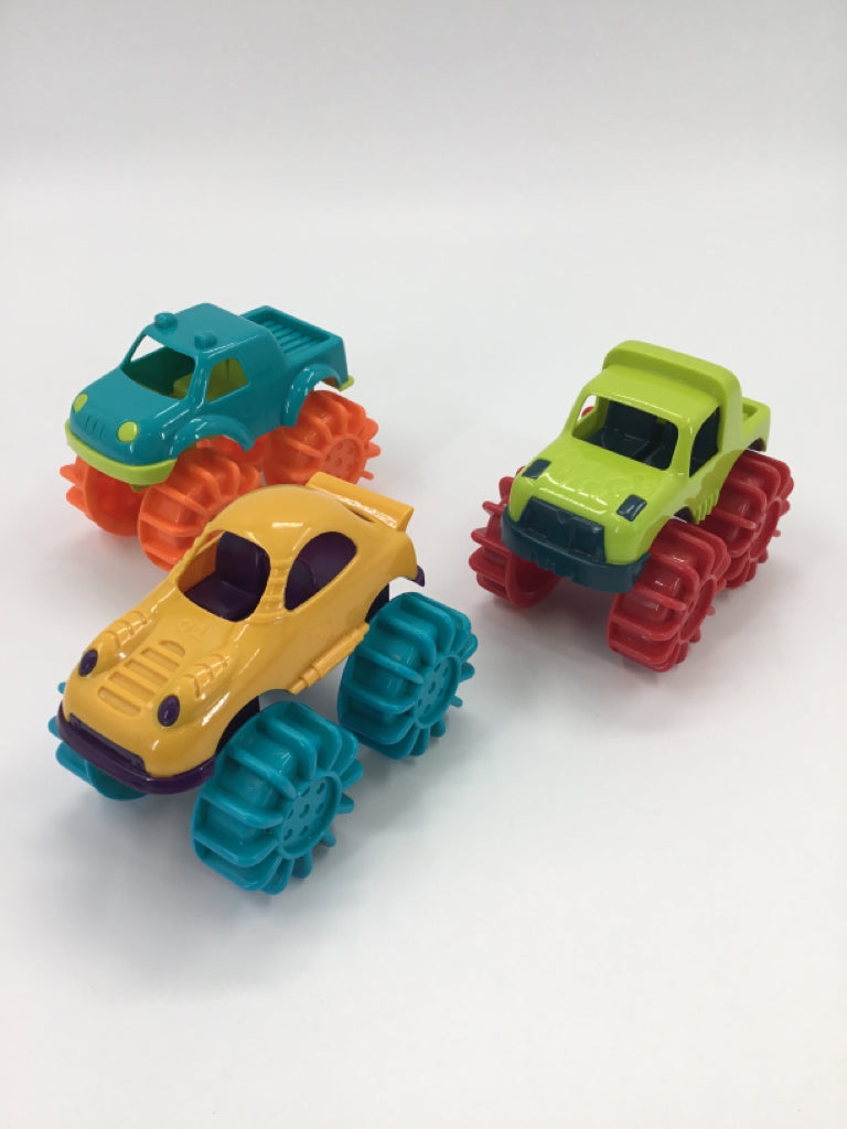 Battat Mini Monster Trucks - Set of 3
