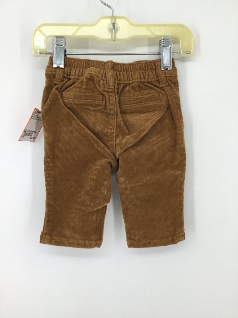 Childrens Place Child Size 0-3 Months Brown Solid Pants - boys