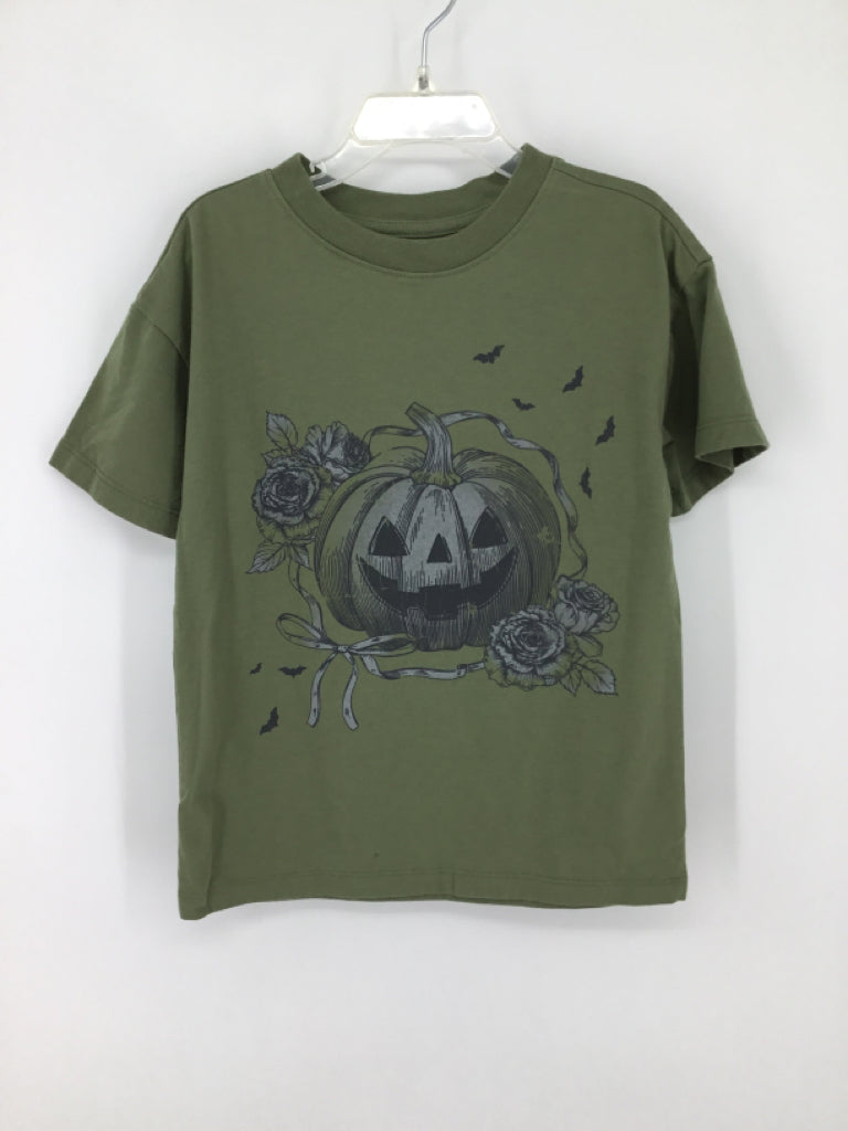 Cat & Jack Child Size 4 Green Halloween T-Shirt