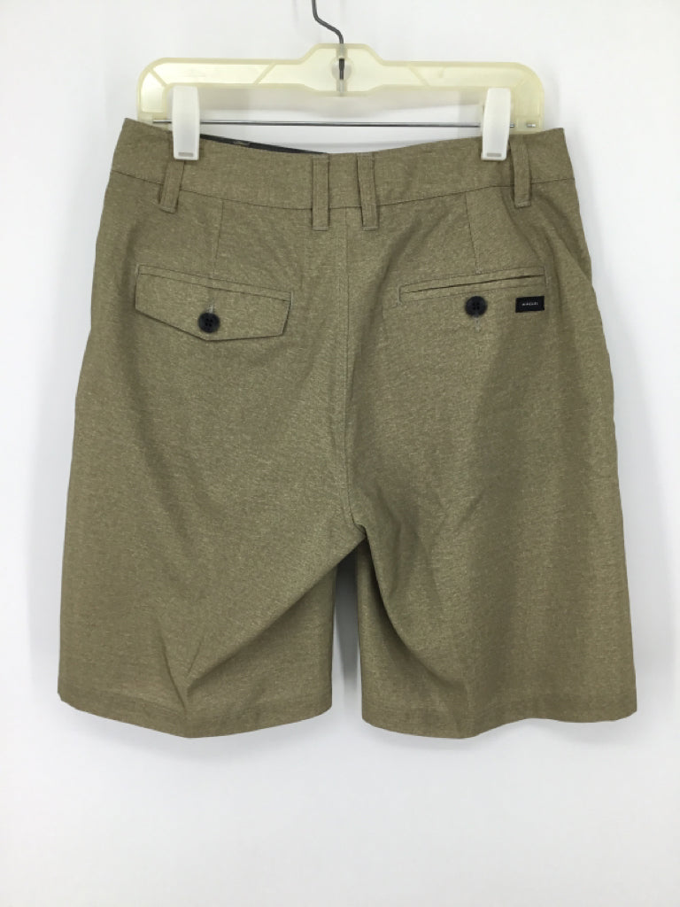 Rip Curl Child Size 12 Gray Solid Shorts - boys
