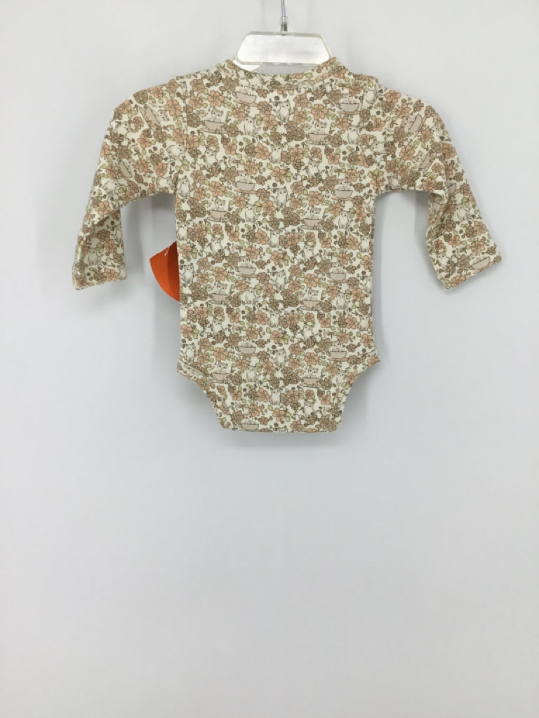Jamie Kay Child Size 0-3 Months Tan Onesie