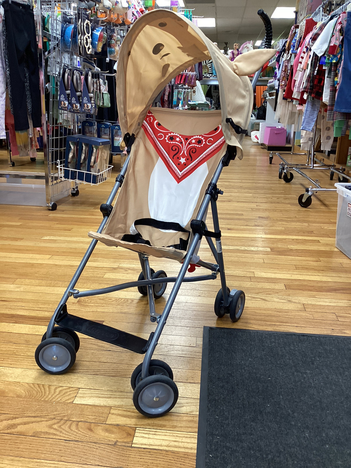 Costco Tan Horsey Umbrella Stroller