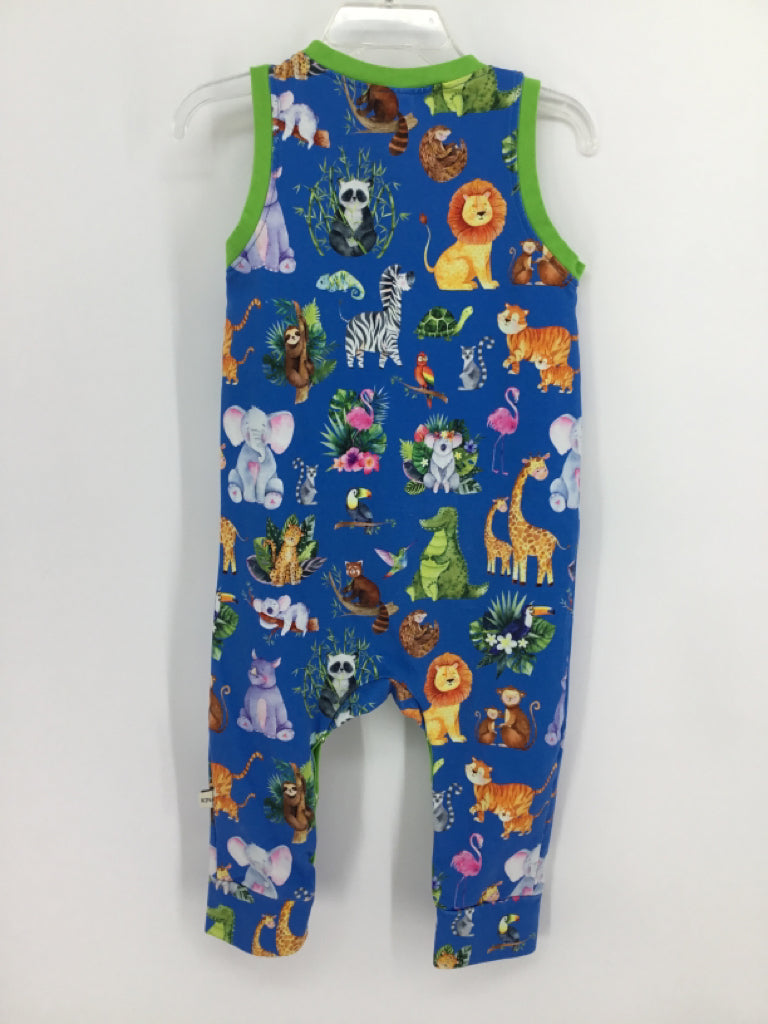 KP Child Size 24 Months Blue Print Outfit - boys
