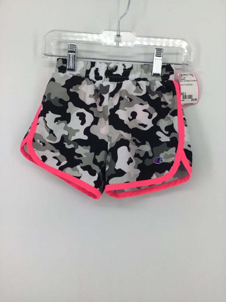 Champion Child Size 2 Black Shorts - girls