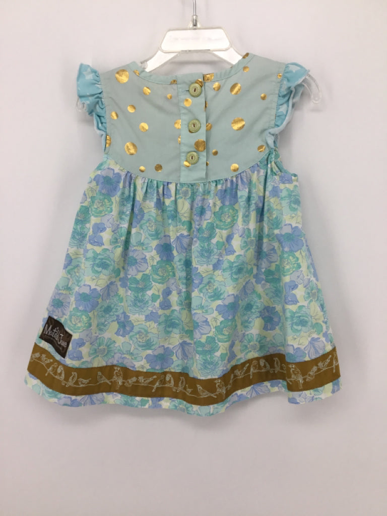 Matilda Jane Clothing Child Size 2 Blue Dress - girls