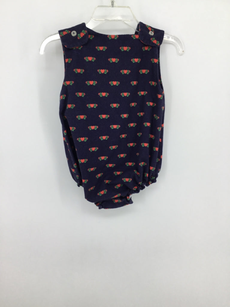 The Beaufort Bonnet Co Child Size 6-12 Months Blue Outfit - girls