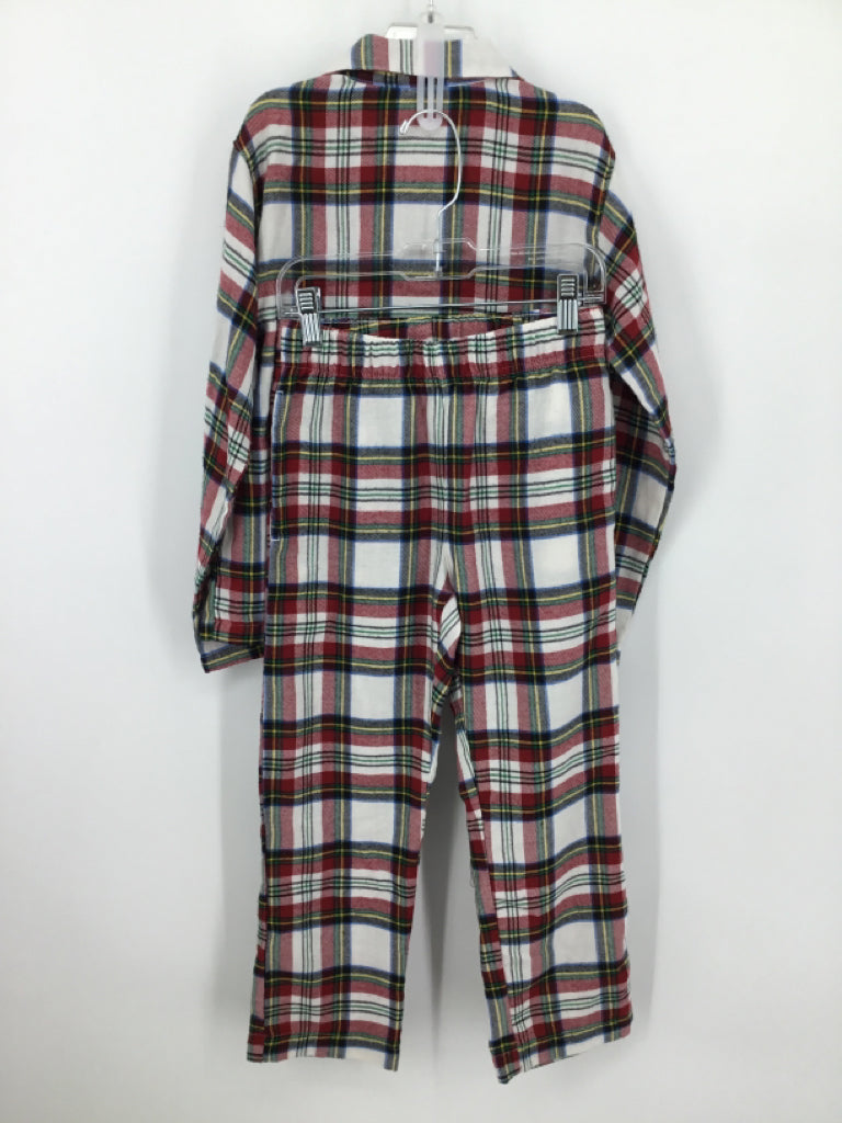 Old Navy Child Size 6 Red Plaid Pajamas - boys