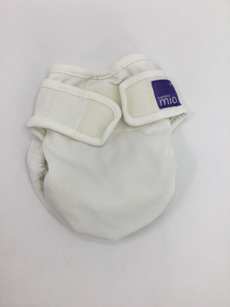 Bambino Mio Child Size ONE White Solid Cover Cloth Diaper