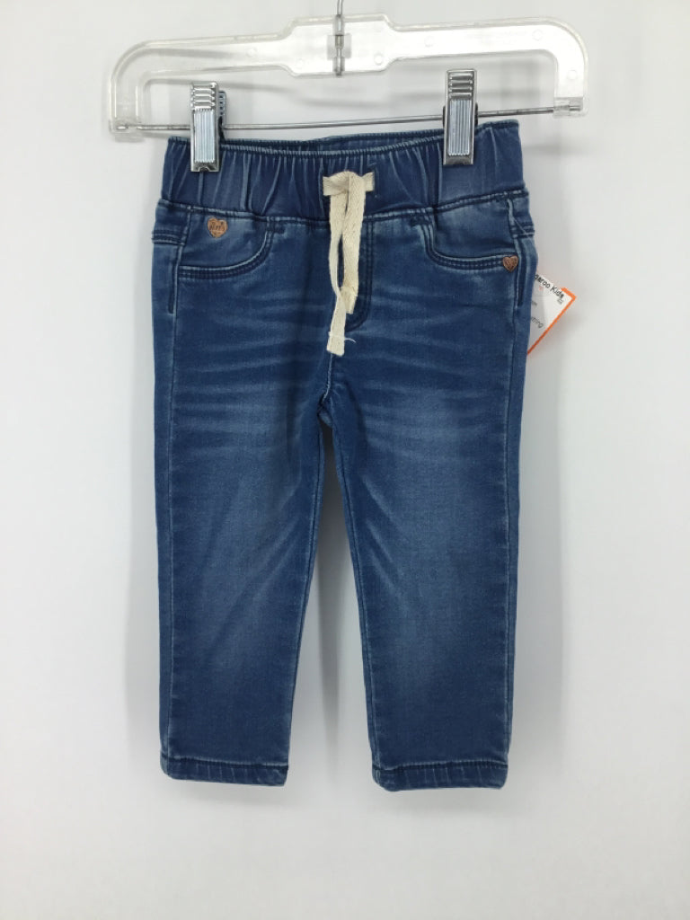Noppies Child Size 6-9 Months Blue Jeans - girls