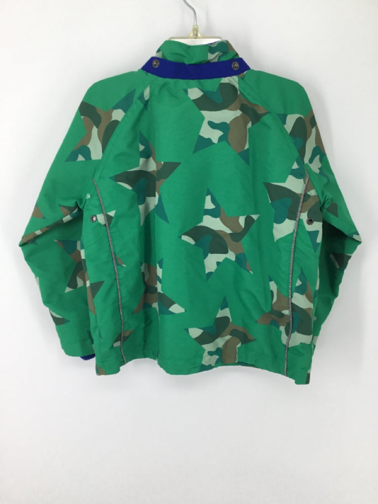 Mini Boden Child Size 3 Green Camoflage Jacket - boys