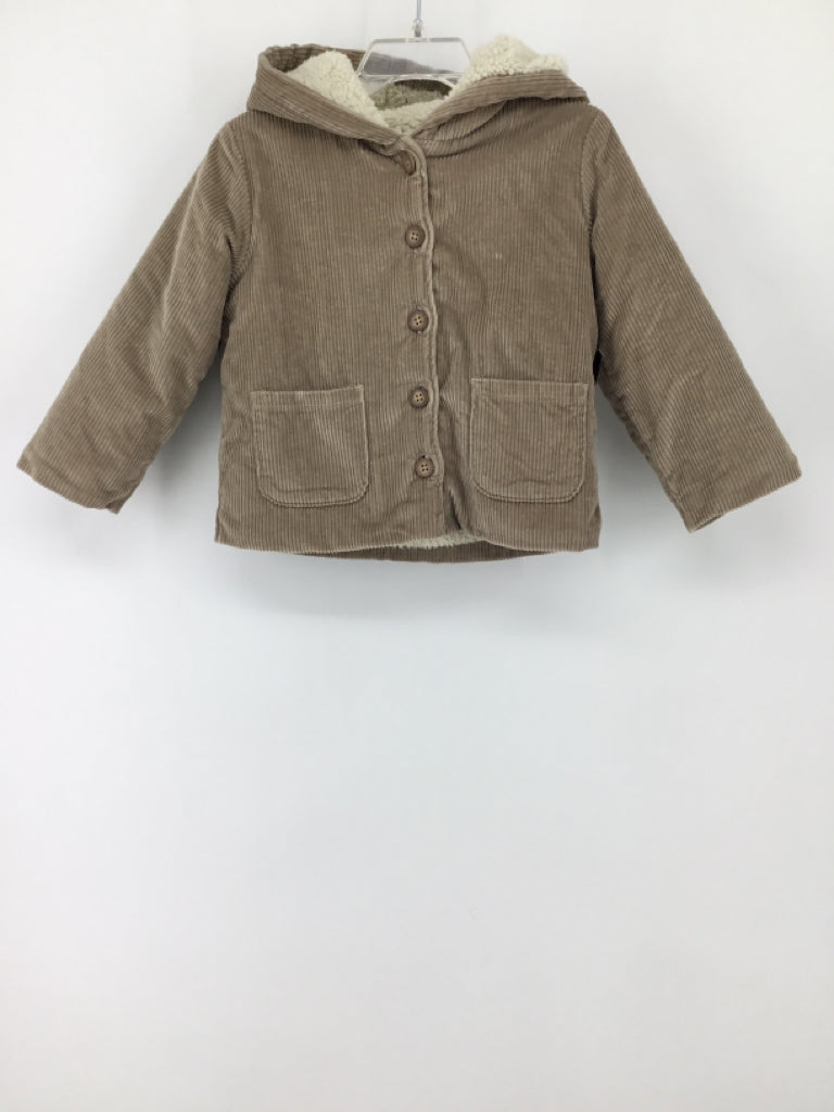 Little Planet Child Size 24 Months Tan Solid Outerwear - boys
