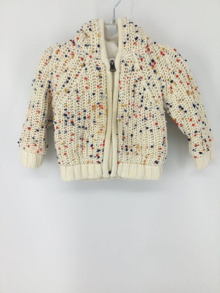 Hanna Andersson Child Size 18-24 Months Cream Speckled Sweater - boys