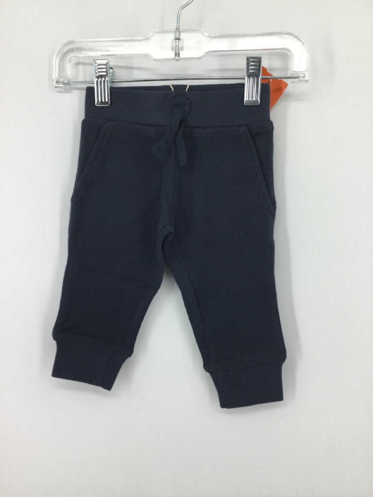 Kendi Child Size 3-6 Months Blue Solid Pants - boys