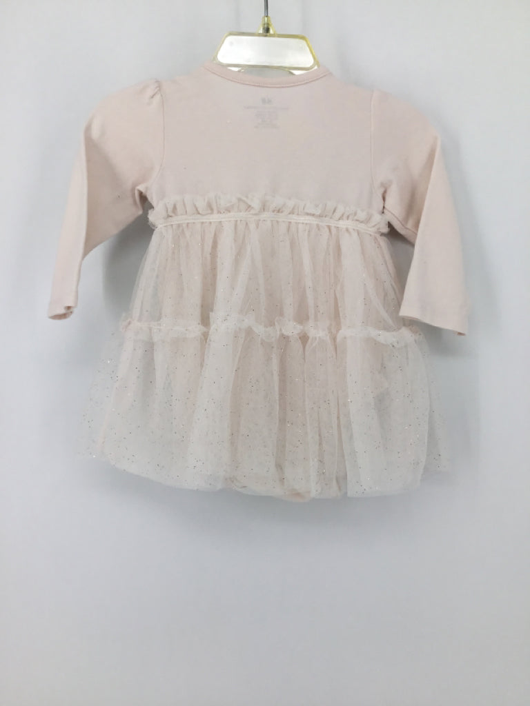 H & M Child Size 6 Months Pink Dress - girls
