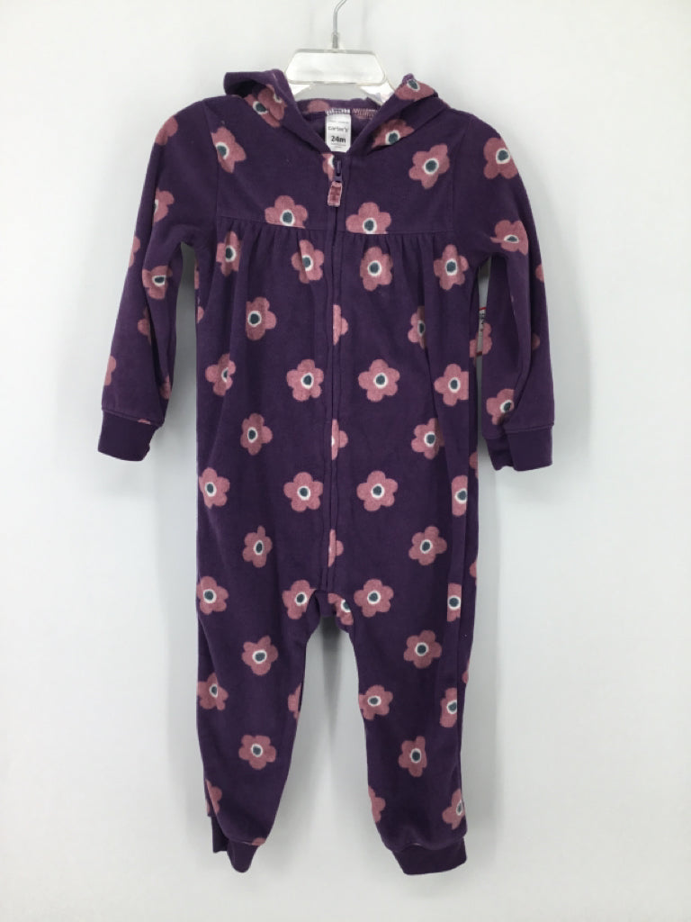 Carter's Child Size 24 Months Purple Outfit - girls