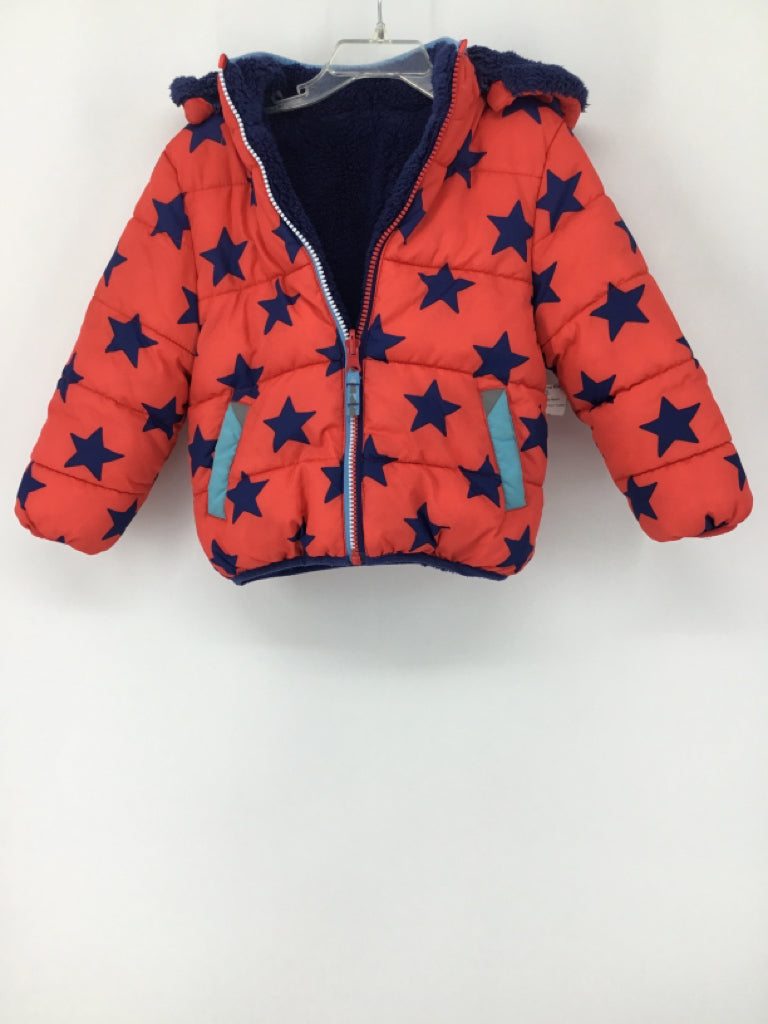 Mini Boden Child Size 3 Red Stripe Outerwear - boys
