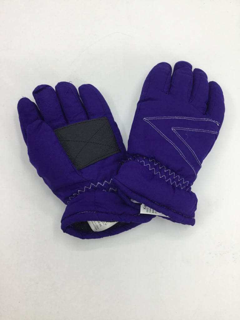 brandless Child Size L Purple Gloves - girls
