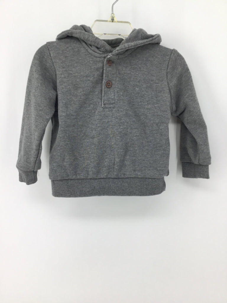 Nicole Miller Child Size 18 Months Gray Solid Shirt - boys