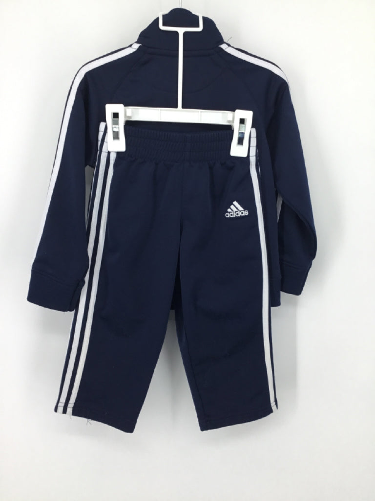 Adidas Child Size 24 Months Navy Solid Outfit - boys