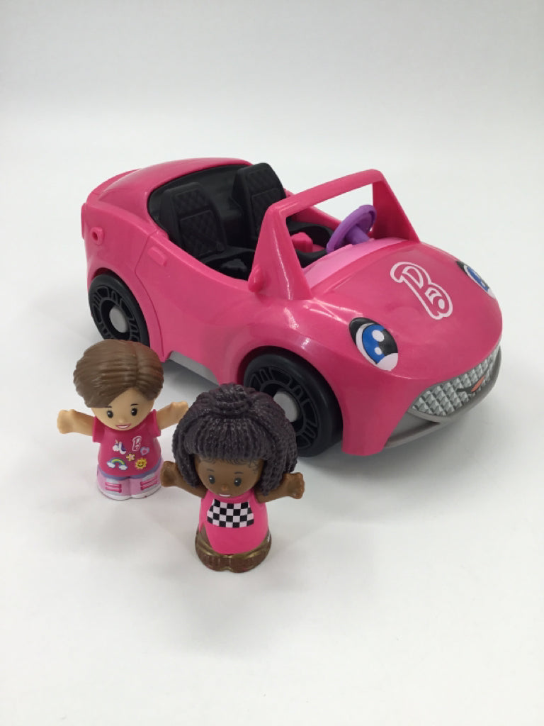 Fisher Price Little People Barbie Convertible Car