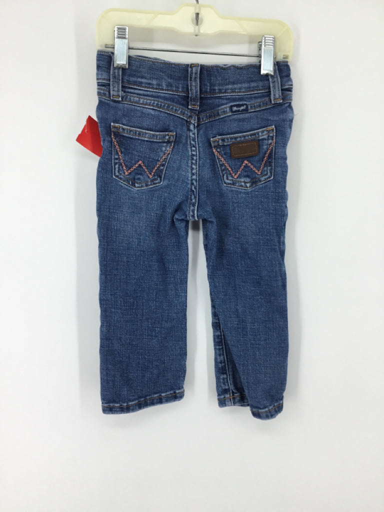 Wrangler Child Size 2 Blue Jeans - girls