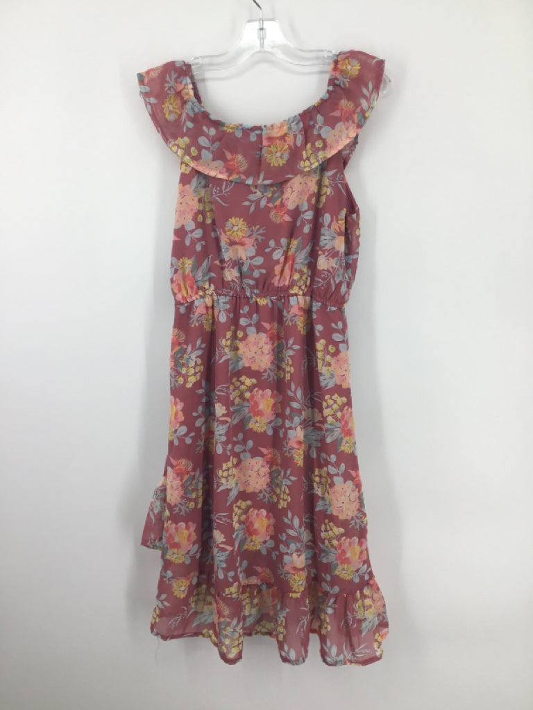 Emma & Elsa Child Size 12 Pink Dress - girls