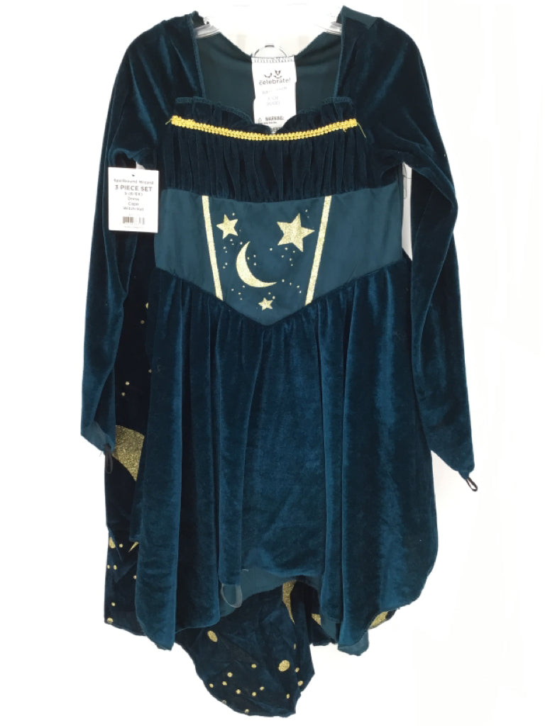 Celebrate! Child Size 6 Teal Spellbound Wizard Halloween Costume