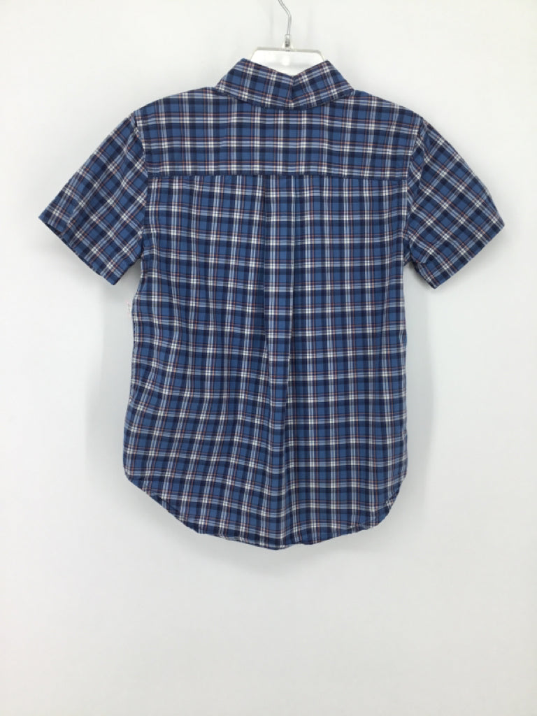 Ralph Lauren Child Size 4 Blue Plaid Shirt - boys