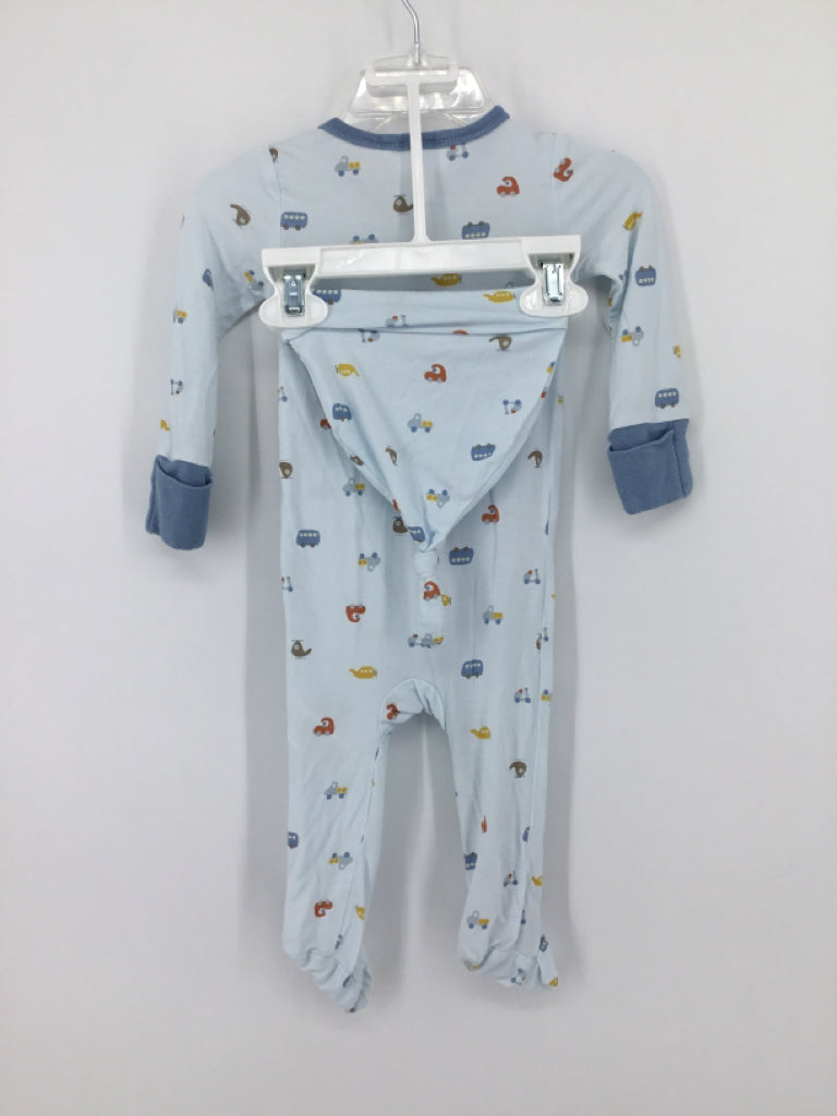 Tres Beau et Belle Child Size 3-6 Months Blue Sleepers
