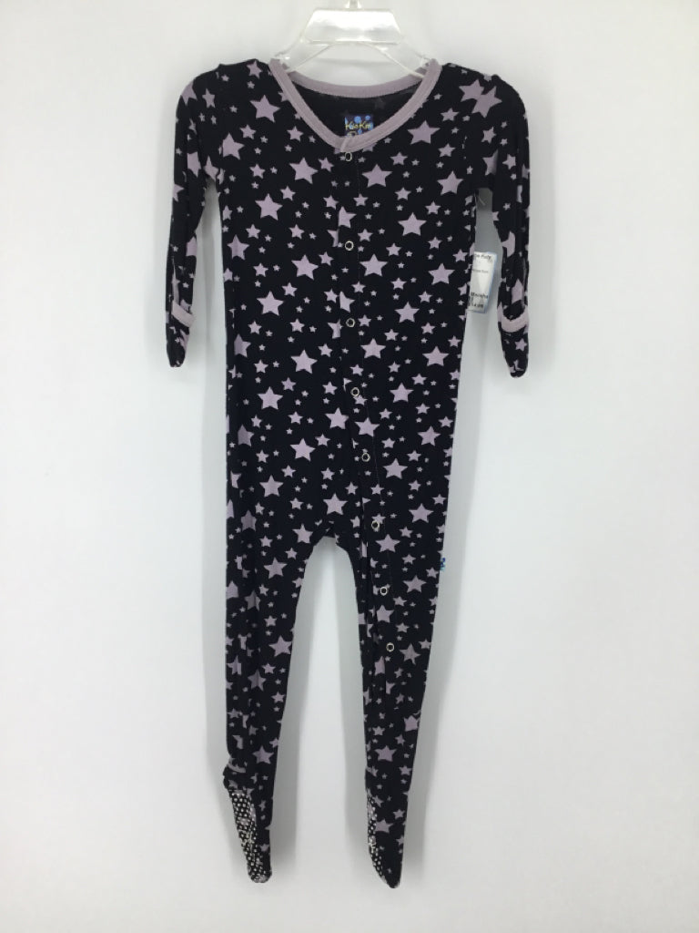 Kickee Pants Child Size 18-24 Months Black Sleepers