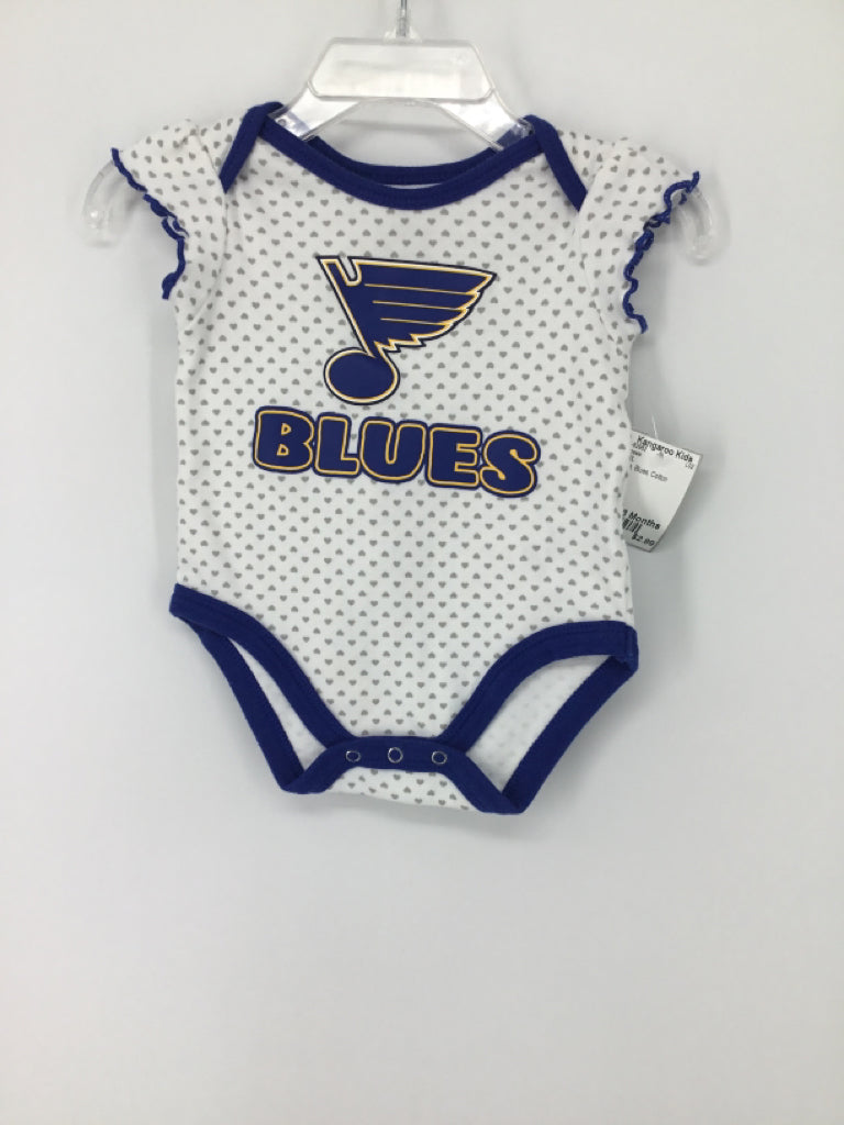NHL Child Size 0-3 Months Blue Onesie