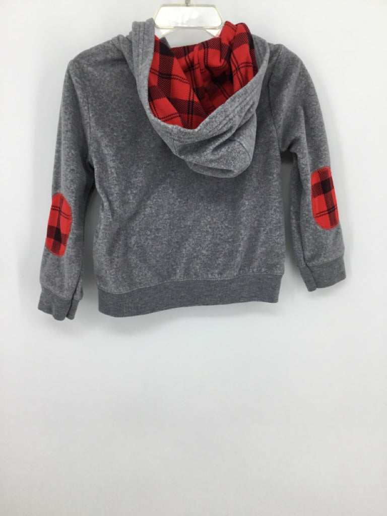 Carter's Child Size 24 Months Gray Solid Hoodie - boys