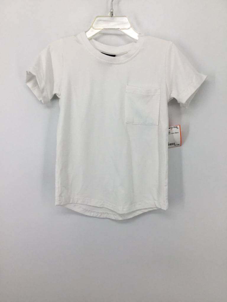Little Bipsey Child Size 2 White Solid T-shirt - boys