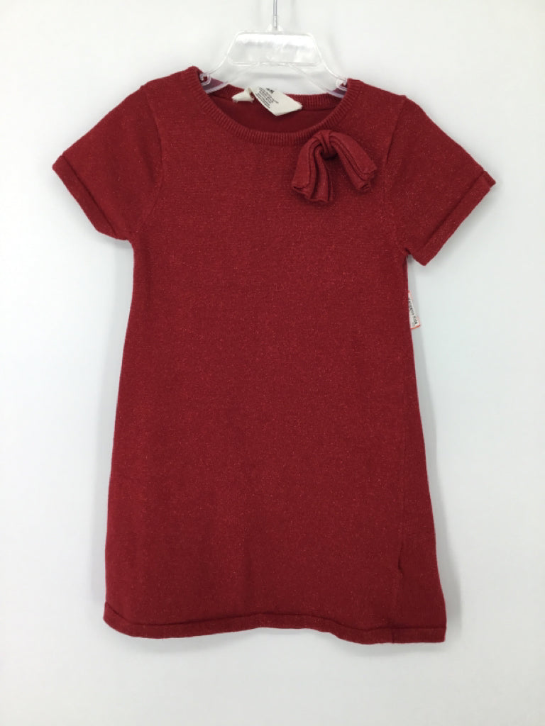 H & M Child Size 5 Red Dress - girls