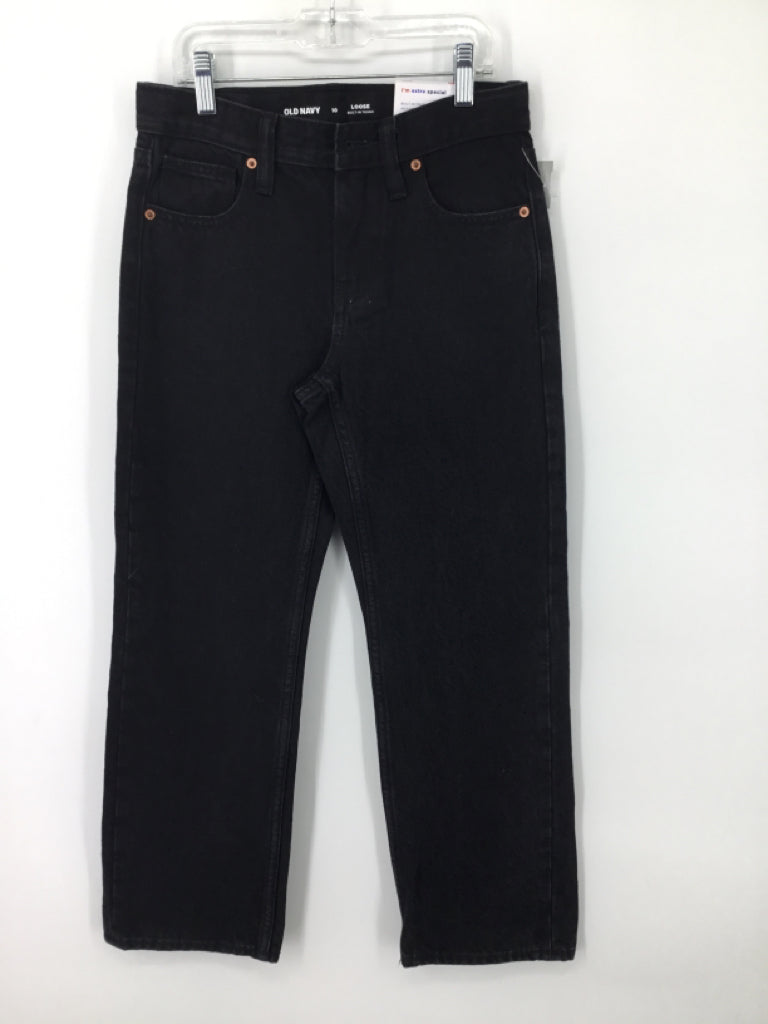 Old Navy Child Size 10 Black Solid Jeans - boys