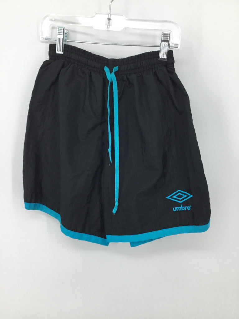 umbro Child Size 8 Black Solid Shorts - boys