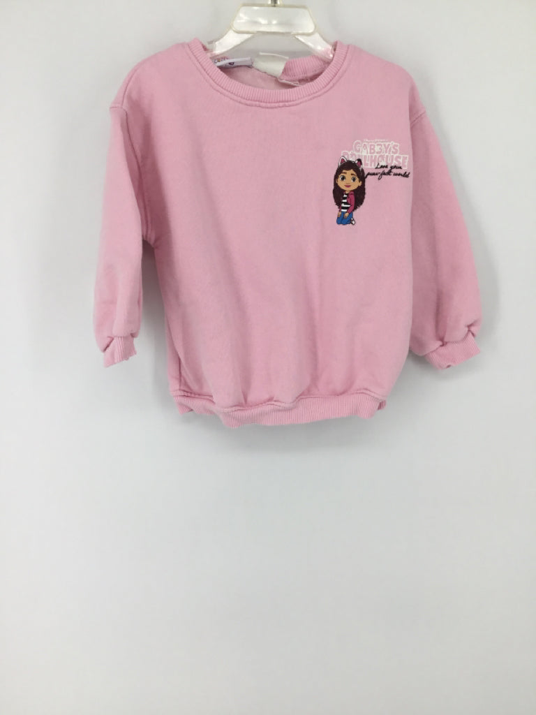 Zara + Gabby's Dollhouse Child Size 2 Pink Sweatshirt - girls