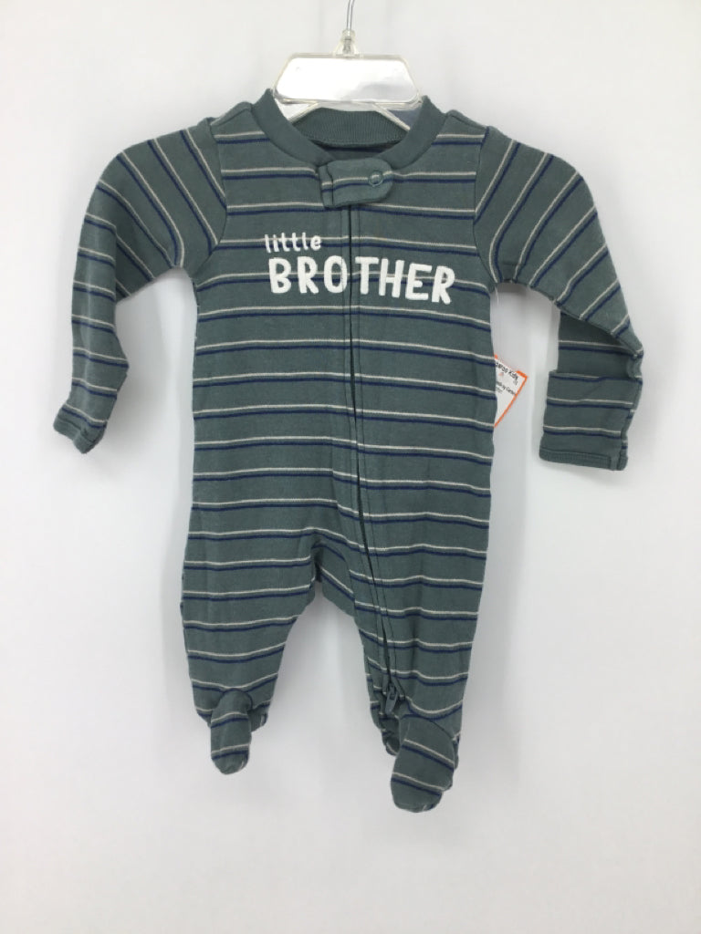 Just One You Made by Carters Child Size Newborn Green Sleepers