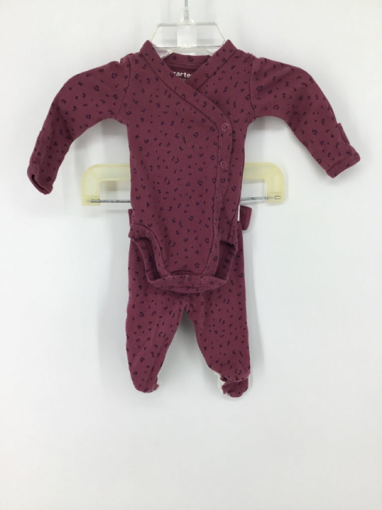 Just One You Made by Carters Child Size Preemie Purple Outfit - girls