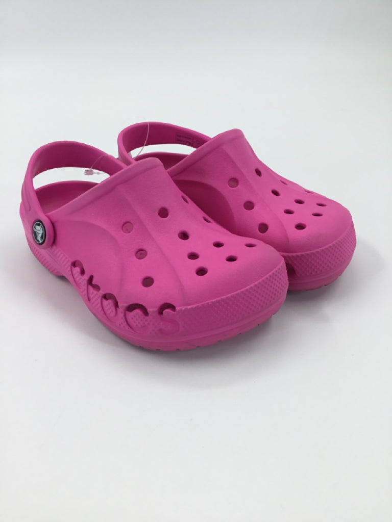 Crocs Child Size 1 Youth Pink Sandals/Flip Flops