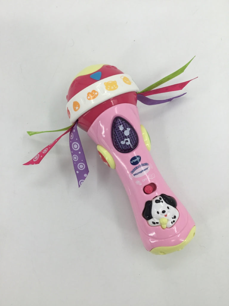 vtech Pink Babble & Rattle Microphone