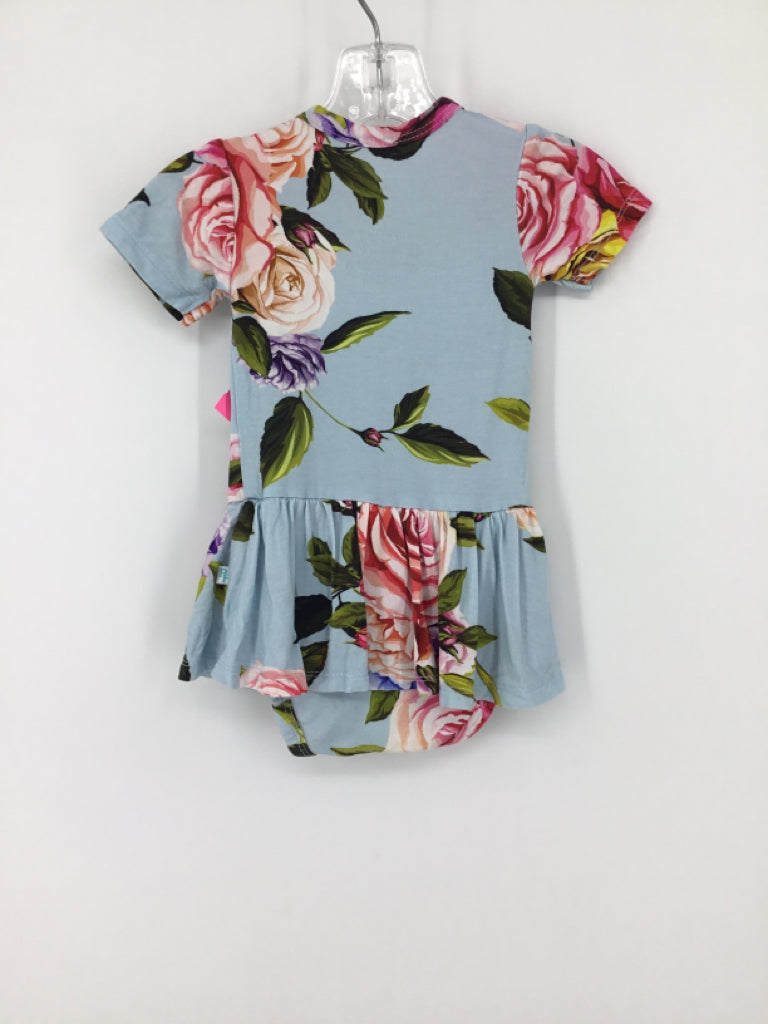 Posh Peanut Child Size 0-3 Months Blue Dress - girls