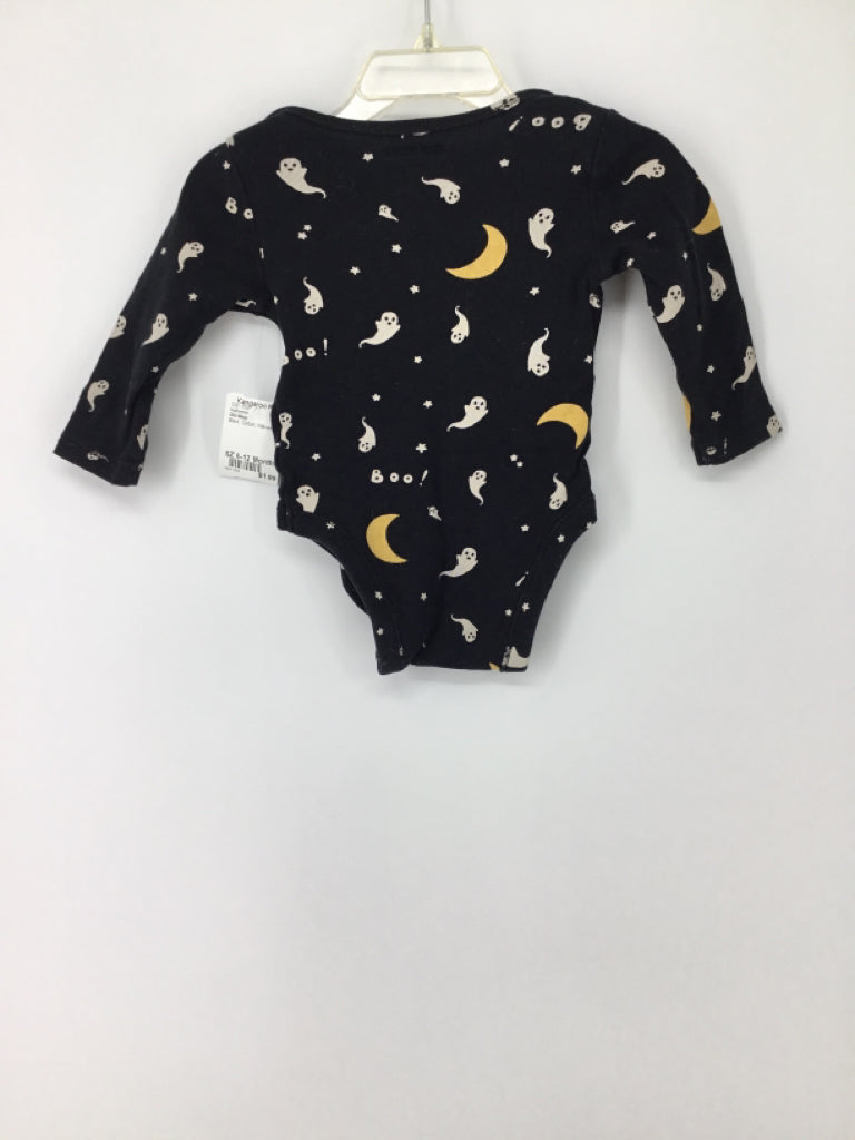 Old Navy Child Size 6-12 Months Black Halloween Onesie