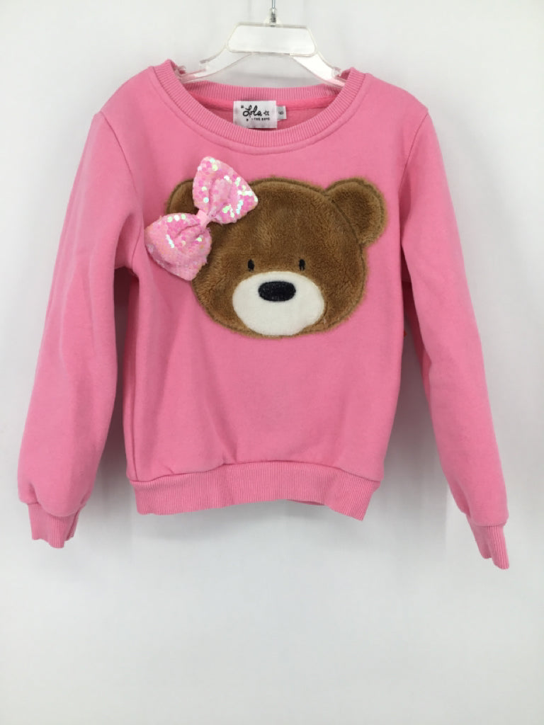 Lola & the Boys Child Size 6 Pink Sweatshirt - girls
