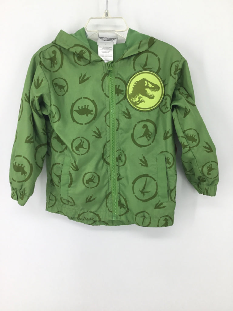 Jurassic World Child Size 2 Green Dinosaur Jacket - boys